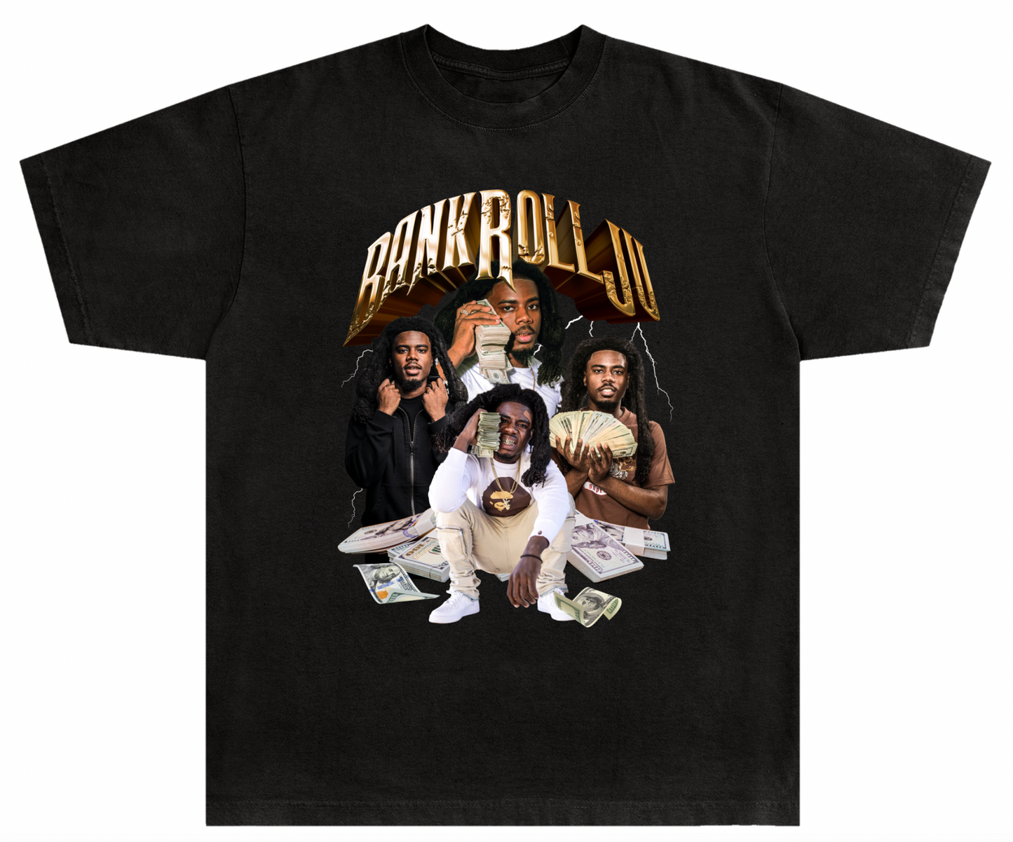 Exclusive BankRollJu Graphic Tee (Black)